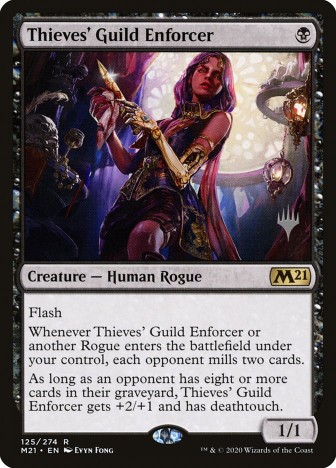 Thieves' Guild Enforcer (Promo Pack) [Core Set 2021 Promos] | Chromatic Games