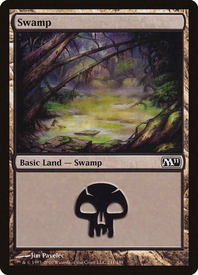 Swamp (241) [Magic 2011] | Chromatic Games