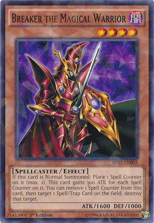 Breaker the Magical Warrior (Shatterfoil) [BP03-EN005] Shatterfoil Rare | Chromatic Games