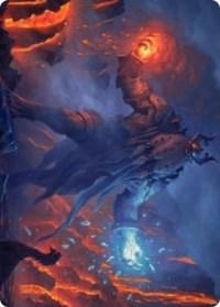 Aegar, the Freezing Flame Art Card [Kaldheim Art Series] | Chromatic Games