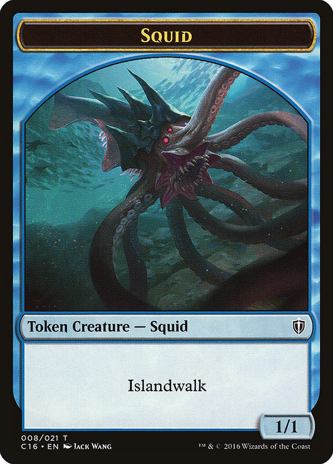 Soldier // Squid Double-Sided Token [Commander 2016 Tokens] | Chromatic Games