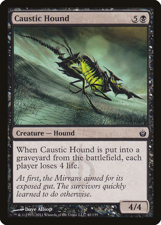 Caustic Hound [Mirrodin Besieged] | Chromatic Games