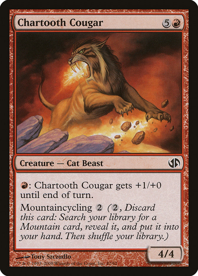 Chartooth Cougar [Duel Decks: Jace vs. Chandra] | Chromatic Games