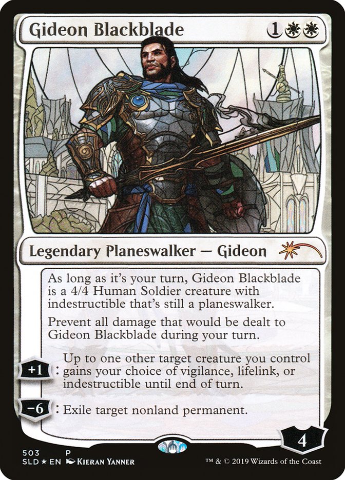 Gideon Blackblade (Stained Glass) [Secret Lair Drop Promos] | Chromatic Games