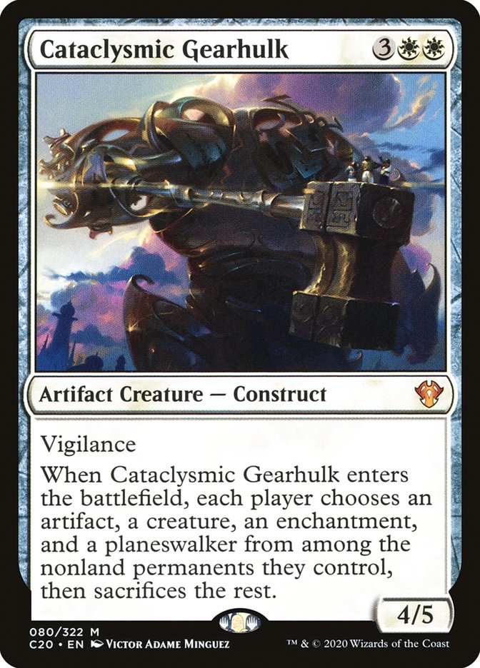 Cataclysmic Gearhulk [Commander 2020] | Chromatic Games