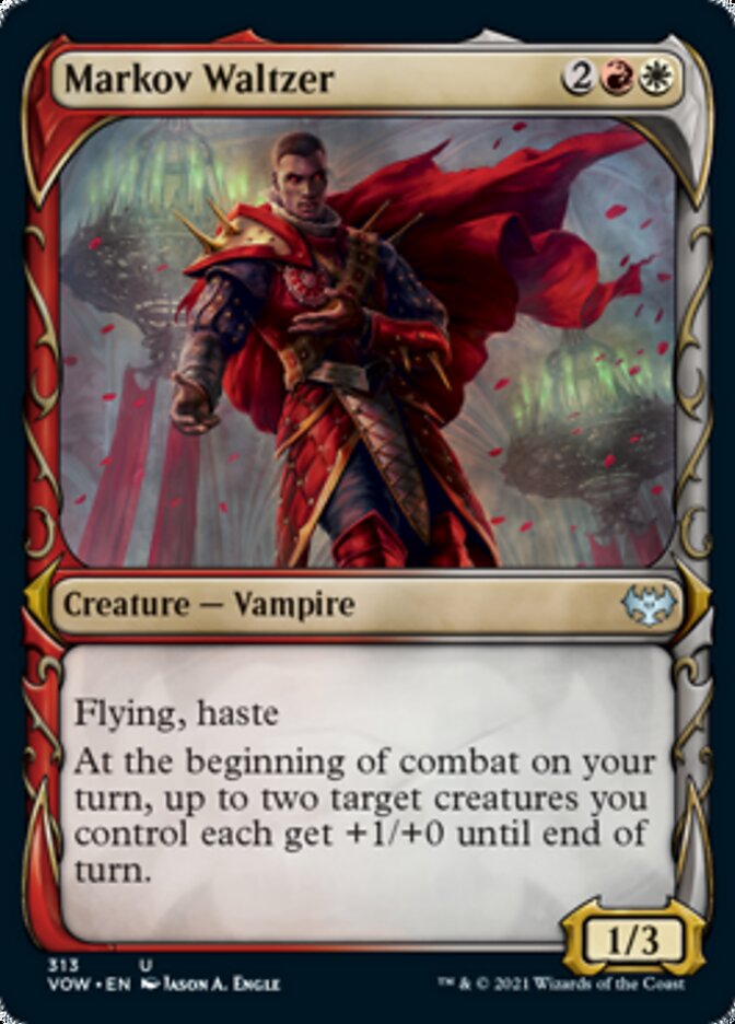 Markov Waltzer (Showcase Fang Frame) [Innistrad: Crimson Vow] | Chromatic Games