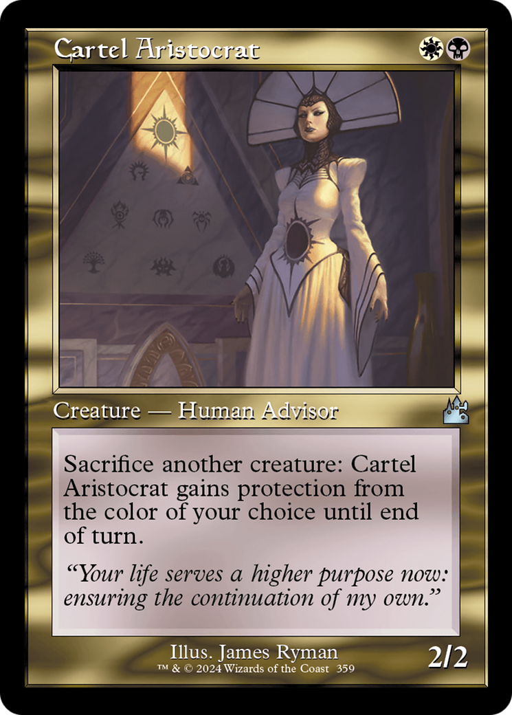 Cartel Aristocrat (Retro Frame) [Ravnica Remastered] | Chromatic Games