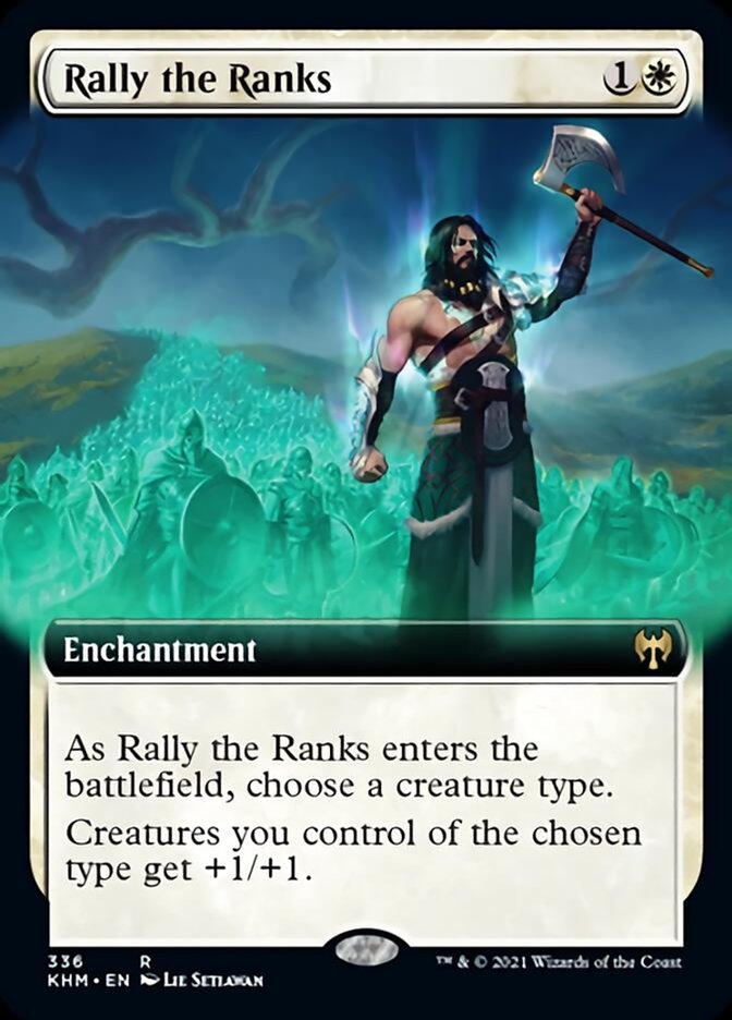 Rally the Ranks (Extended Art) [Kaldheim] | Chromatic Games