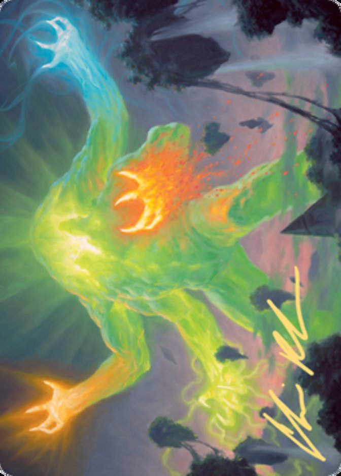 Omnath, Locus of Creation Art Card (Gold-Stamped Signature) [Zendikar Rising Art Series] | Chromatic Games