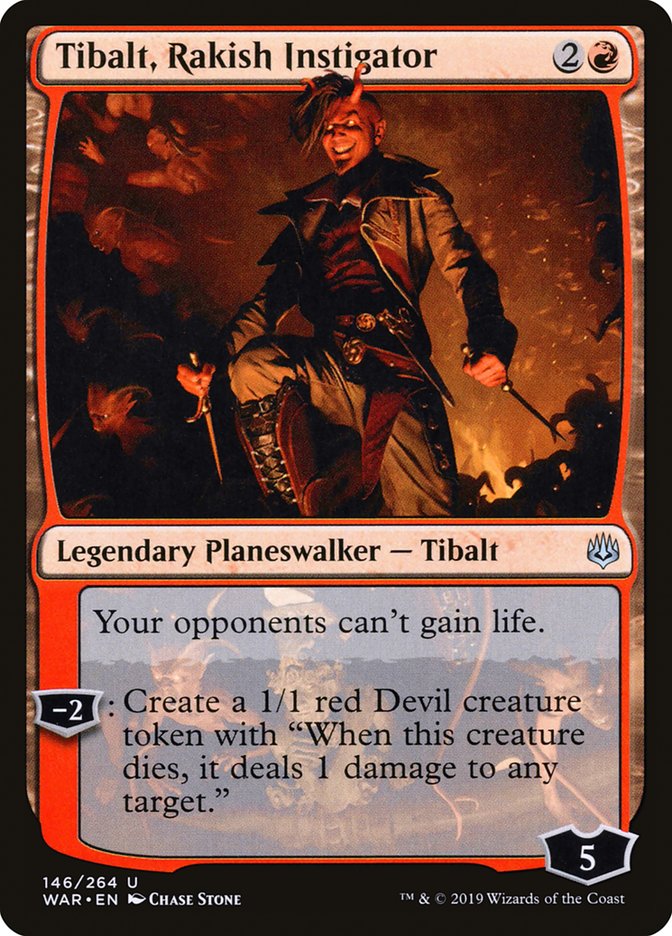 Tibalt, Rakish Instigator [War of the Spark] | Chromatic Games