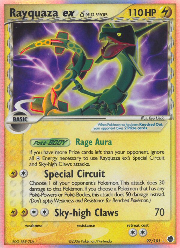 Rayquaza ex (Delta Species) [Dragon Frontiers] | Chromatic Games