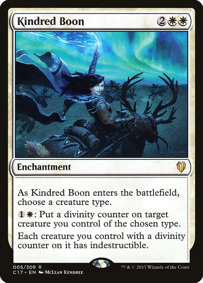 Kindred Boon [Commander 2017] | Chromatic Games