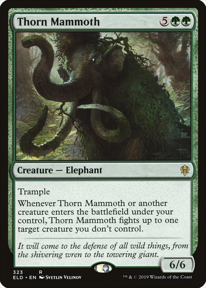 Thorn Mammoth [Throne of Eldraine] | Chromatic Games