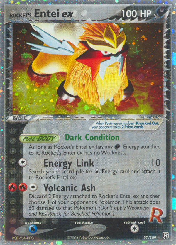 Rocket's Entei ex [Team Rocket Returns] | Chromatic Games