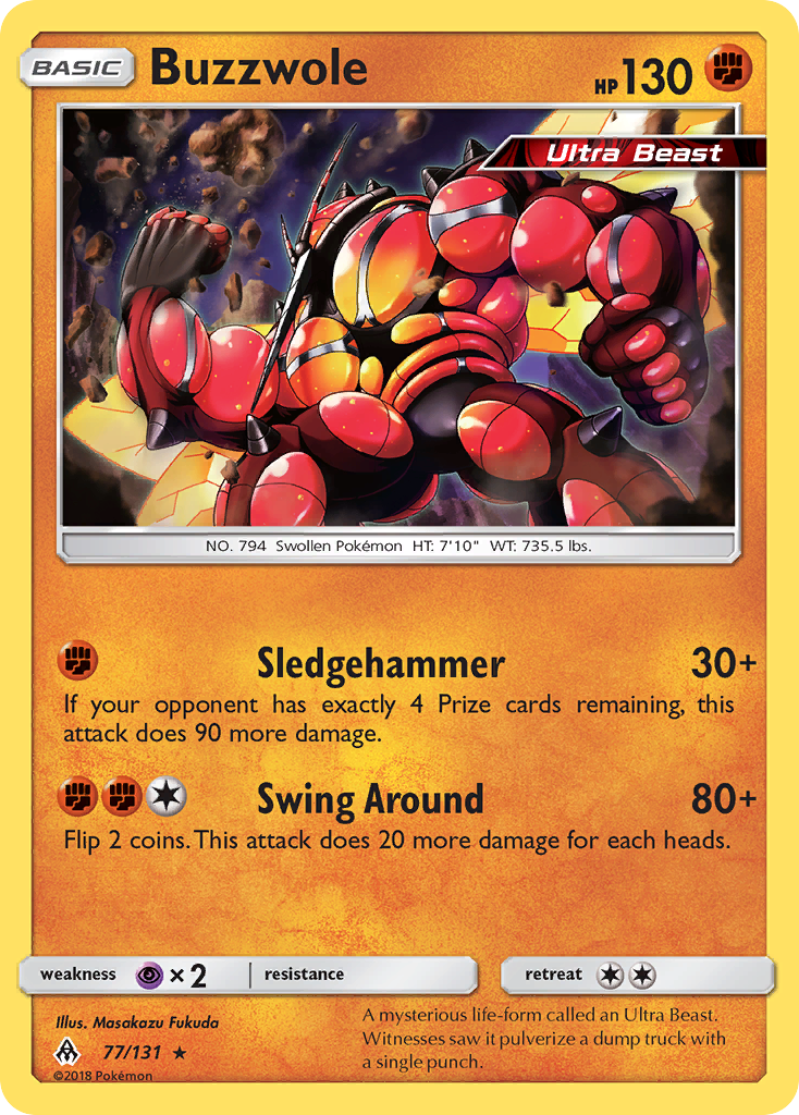 Buzzwole (77/131) [Sun & Moon: Forbidden Light] | Chromatic Games