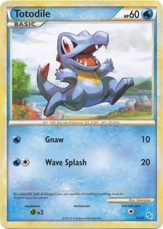 Totodile [HS Trainer Kit: Gyarados & Raichu] | Chromatic Games