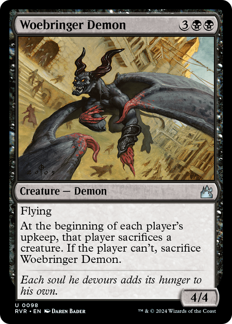 Woebringer Demon [Ravnica Remastered] | Chromatic Games