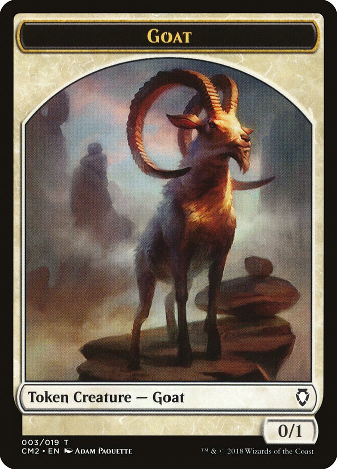 Goat Token [Commander Anthology Volume II Tokens] | Chromatic Games