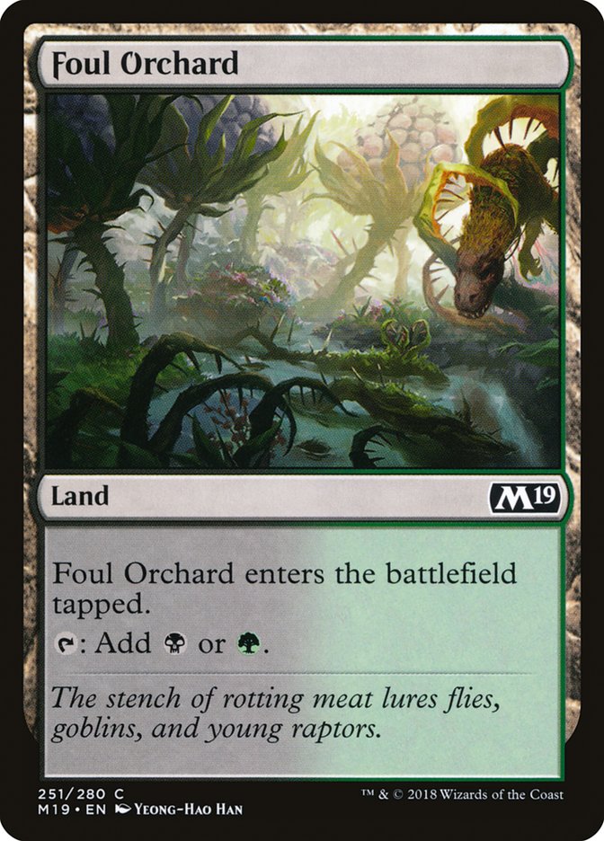 Foul Orchard [Core Set 2019] | Chromatic Games