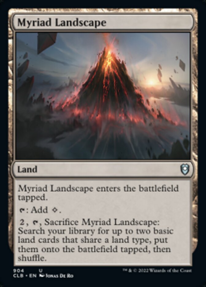 Myriad Landscape [Commander Legends: Battle for Baldur's Gate] | Chromatic Games