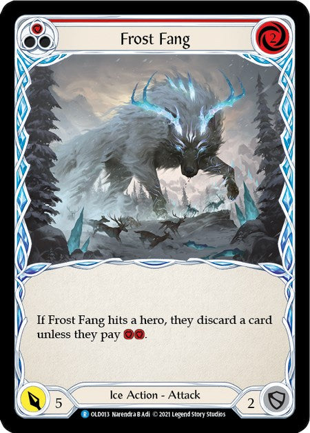 Frost Fang (Red) [OLD013] (Tales of Aria Oldhim Blitz Deck)  1st Edition Normal | Chromatic Games