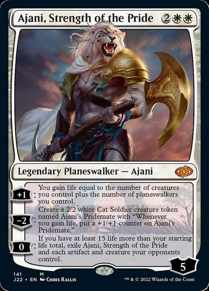 Ajani, Strength of the Pride [Jumpstart 2022] | Chromatic Games