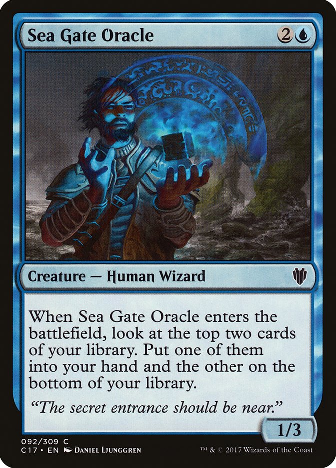 Sea Gate Oracle [Commander 2017] | Chromatic Games