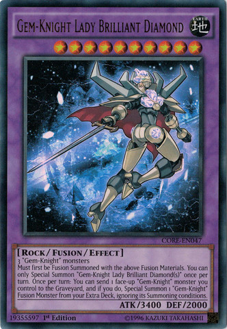 Gem-Knight Lady Brilliant Diamond [CORE-EN047] Ultra Rare | Chromatic Games