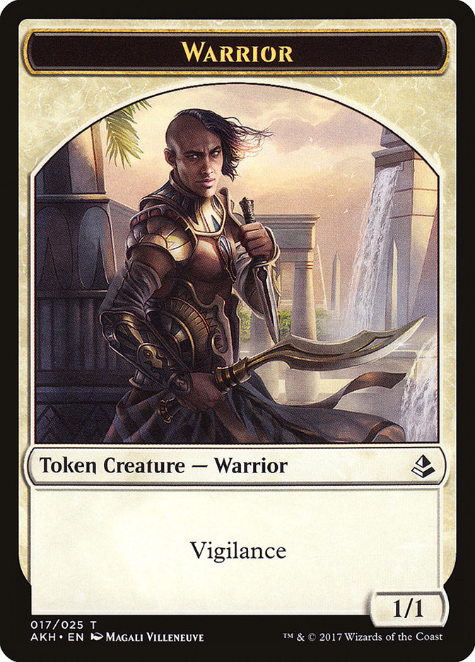 Warrior Token [Amonkhet Tokens] | Chromatic Games