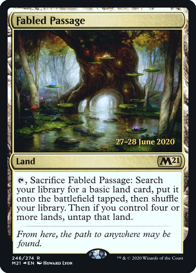 Fabled Passage [Core Set 2021 Prerelease Promos] | Chromatic Games