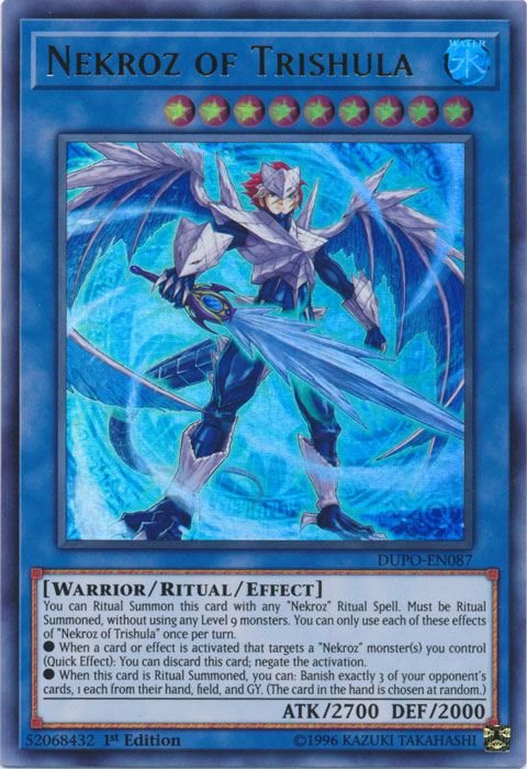 Nekroz of Trishula [DUPO-EN087] Ultra Rare | Chromatic Games