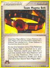 Team Magma Belt (81/95) [EX: Team Magma vs Team Aqua] | Chromatic Games