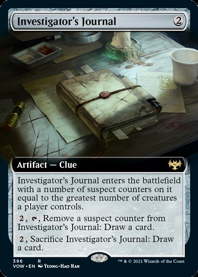 Investigator's Journal (Extended Art) [Innistrad: Crimson Vow] | Chromatic Games