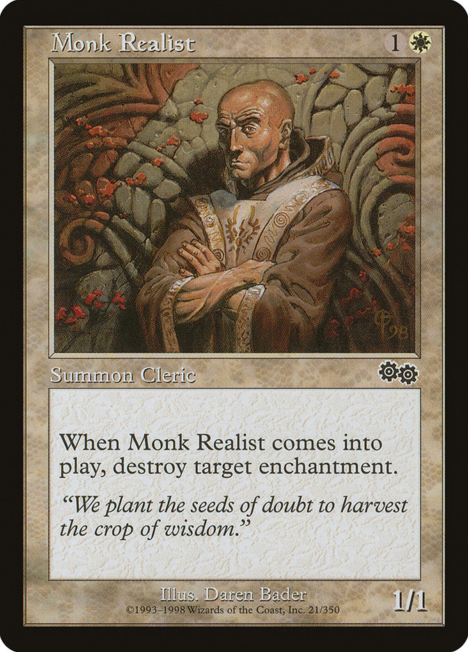 Monk Realist [Urza's Saga] | Chromatic Games