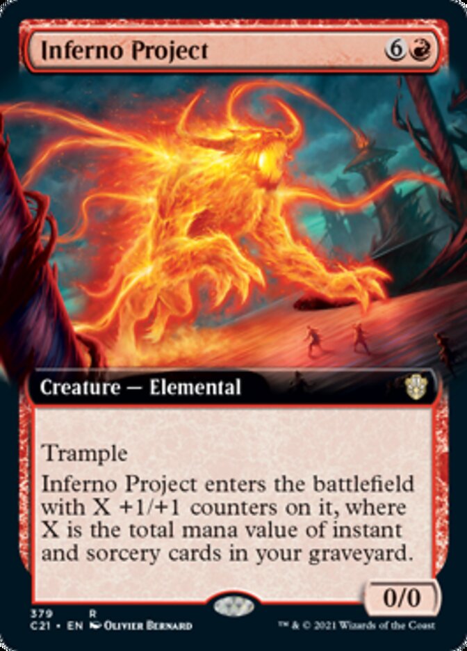 Inferno Project (Extended Art) [Commander 2021] | Chromatic Games