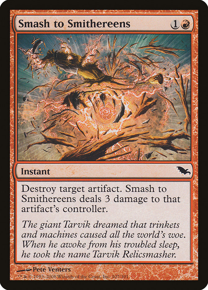 Smash to Smithereens [Shadowmoor] | Chromatic Games