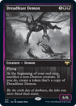 Dreadfeast Demon [Innistrad: Double Feature] | Chromatic Games