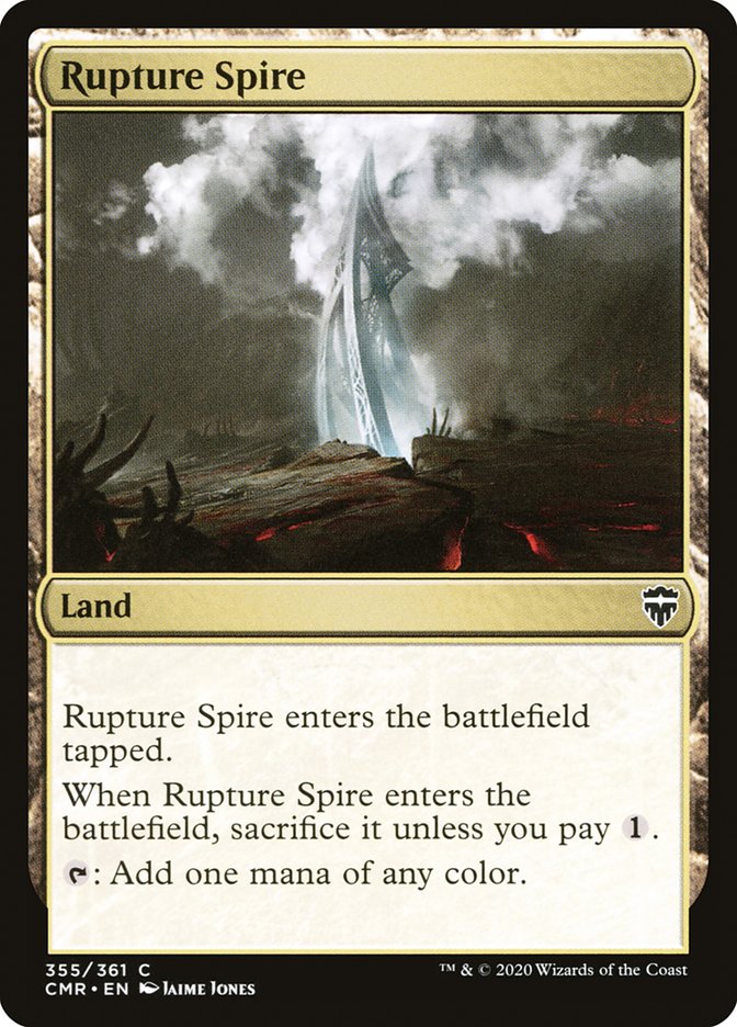 Rupture Spire (355) [Commander Legends] | Chromatic Games