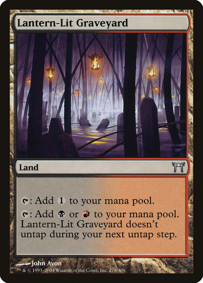 Lantern-Lit Graveyard [Champions of Kamigawa] | Chromatic Games