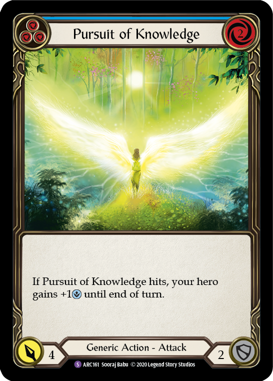 Pursuit of Knowledge [U-ARC161] (Arcane Rising Unlimited)  Unlimited Rainbow Foil | Chromatic Games