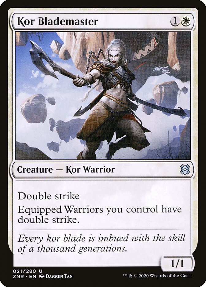 Kor Blademaster [Zendikar Rising] | Chromatic Games