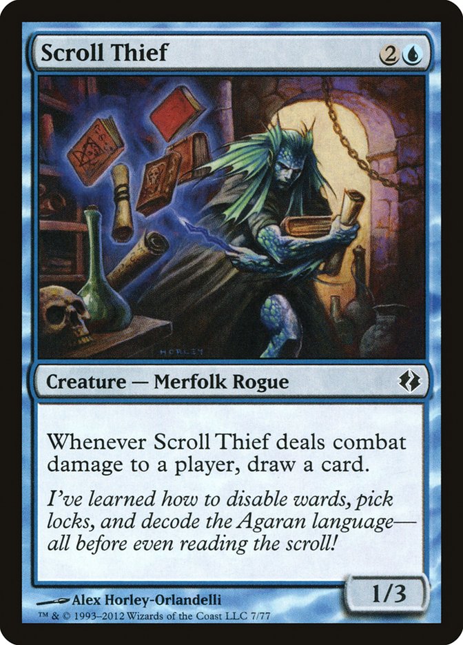 Scroll Thief [Duel Decks: Venser vs. Koth] | Chromatic Games