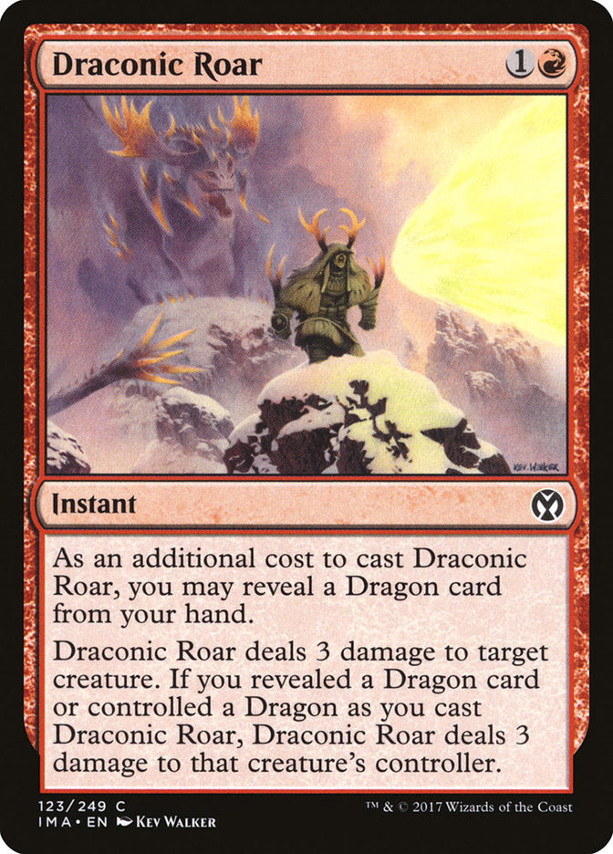 Draconic Roar [Iconic Masters] | Chromatic Games