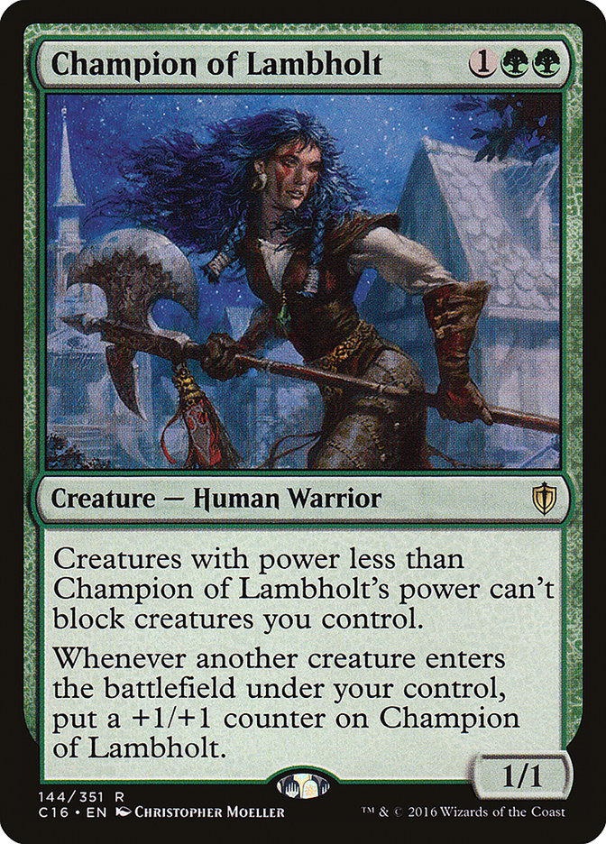 Champion of Lambholt [Commander 2016] | Chromatic Games