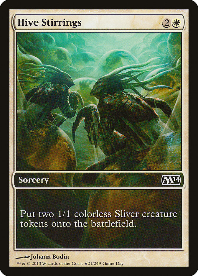 Hive Stirrings (Game Day) [Magic 2014 Promos] | Chromatic Games