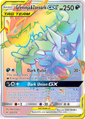 Greninja & Zoroark GX (222/214) [Sun & Moon: Unbroken Bonds] | Chromatic Games