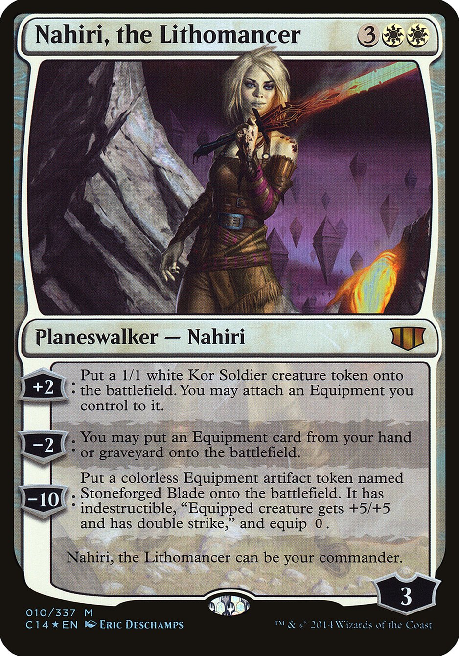 Nahiri, the Lithomancer (Oversized) [Commander 2014 Oversized] | Chromatic Games