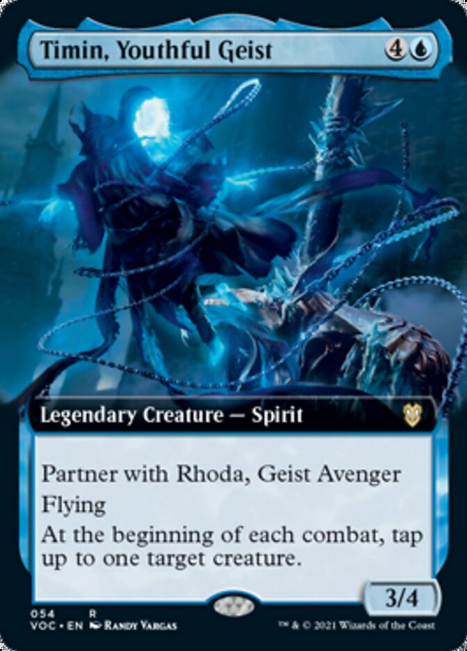 Timin, Youthful Geist (Extended Art) [Innistrad: Crimson Vow Commander] | Chromatic Games