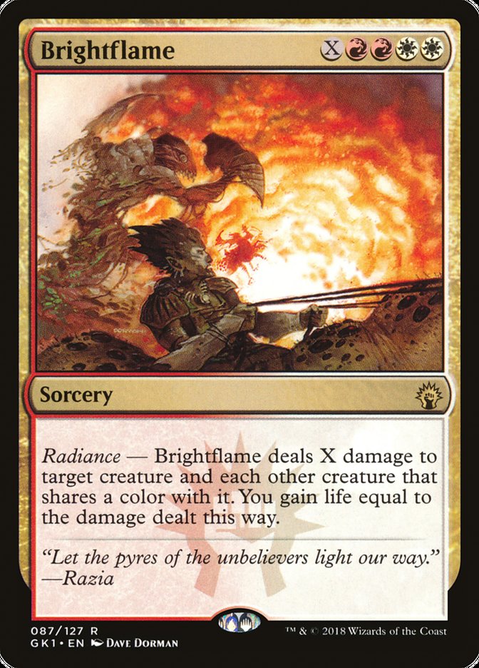 Brightflame [Guilds of Ravnica Guild Kit] | Chromatic Games