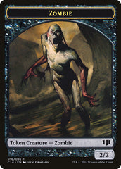 Demon (013/036) // Zombie (016/036) Double-Sided Token [Commander 2014 Tokens] | Chromatic Games